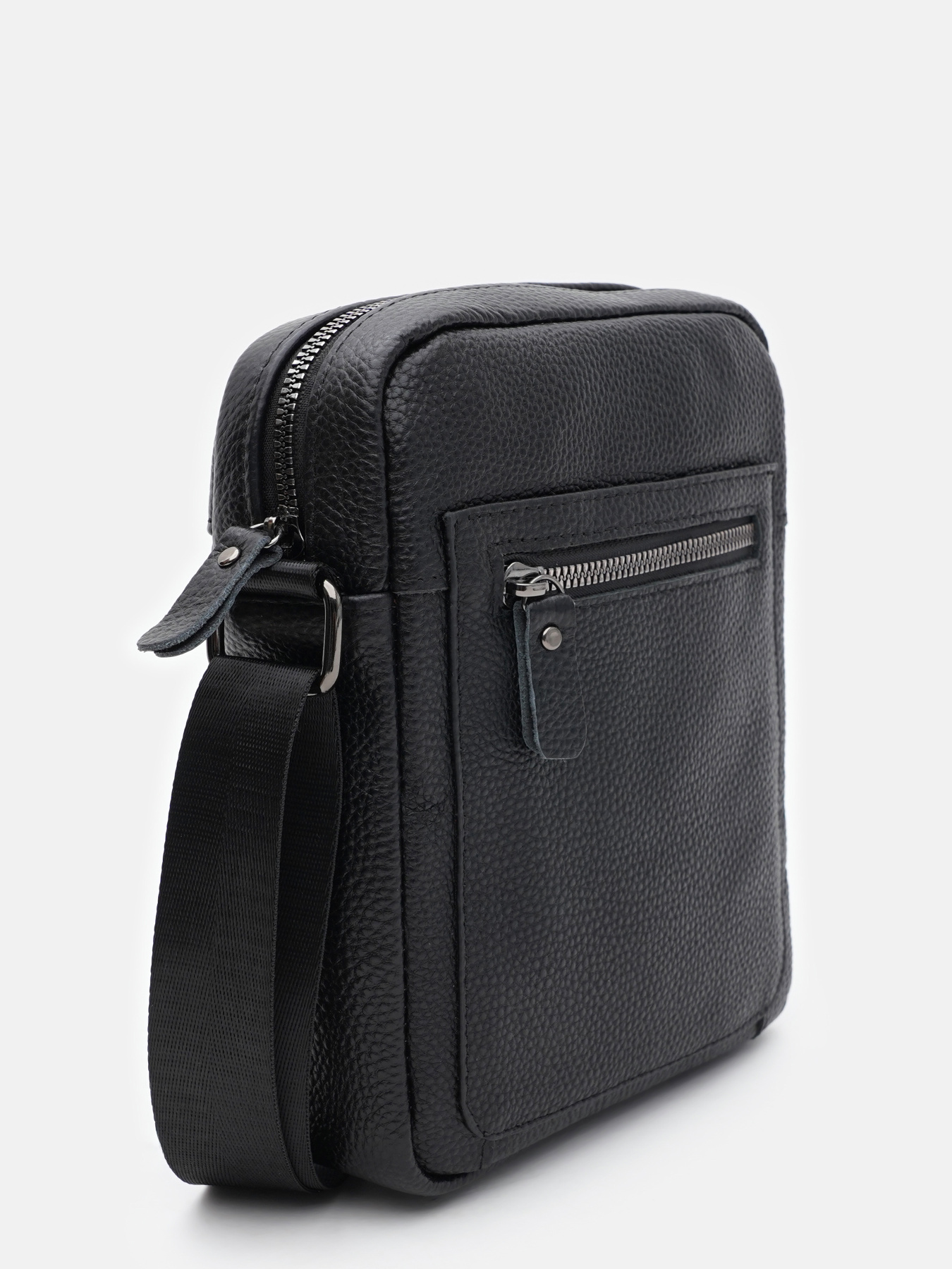 Мессенджер Borsa Leather модель K19803-2bl-black Фото