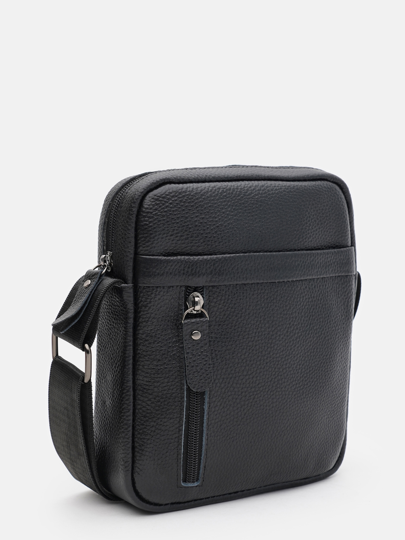 Мессенджер Borsa Leather модель K1266-2bl-black Фото