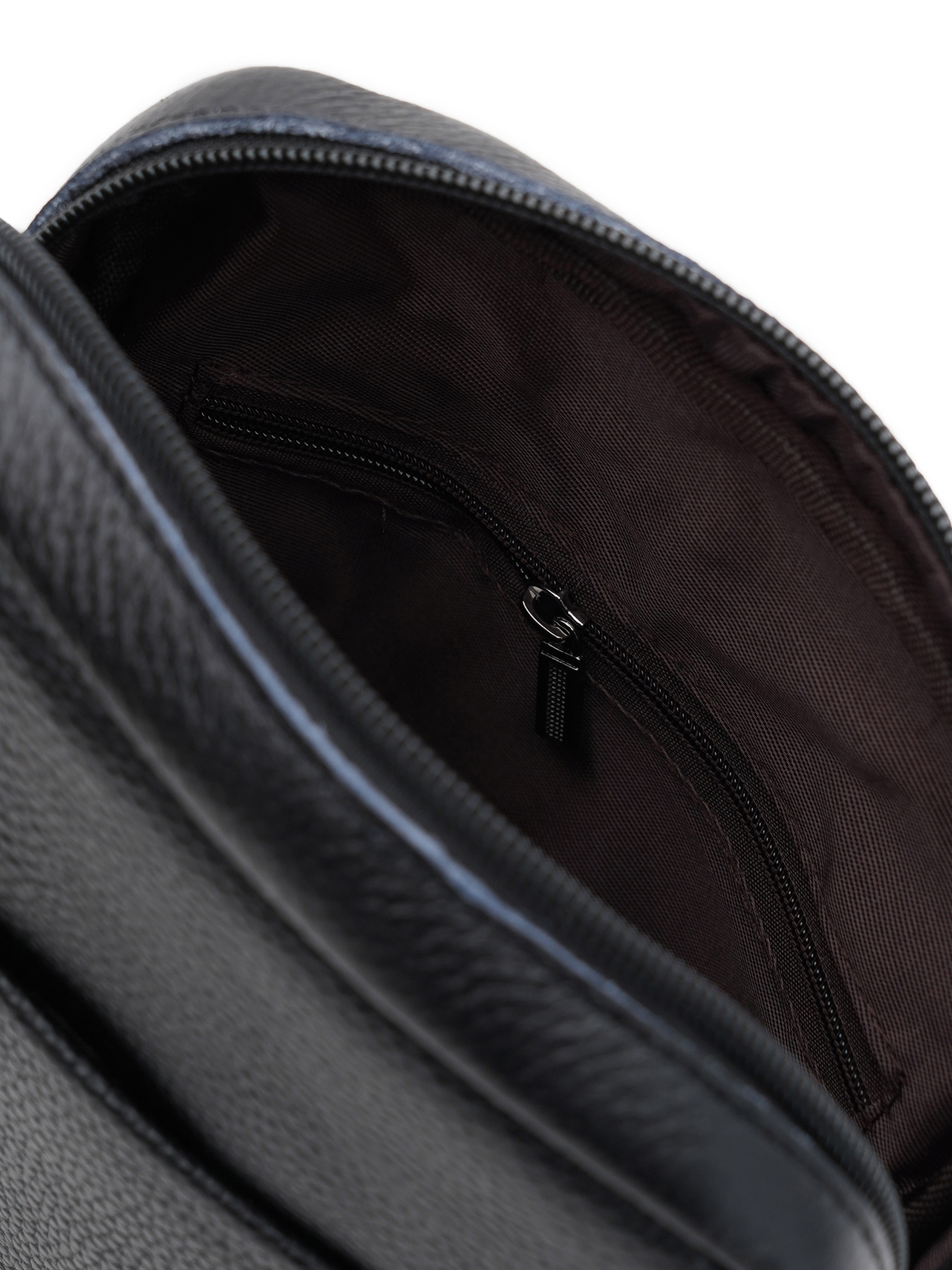 Мессенджер Borsa Leather модель K1266-1bl-black Мессенджер Borsa Leather модель K1266-1bl-black Фото