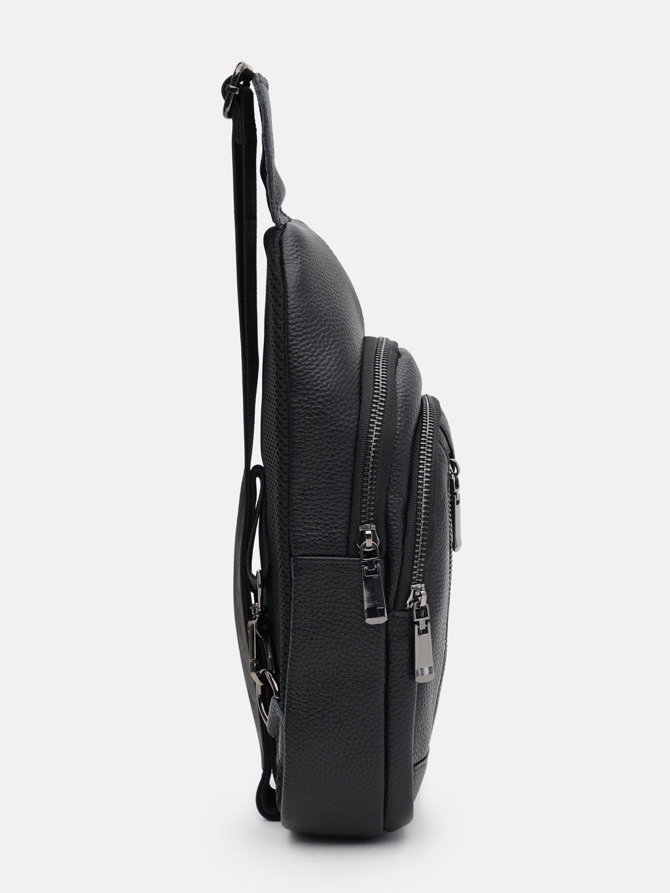 Повседневный рюкзак Borsa Leather модель K1620f-black Фото