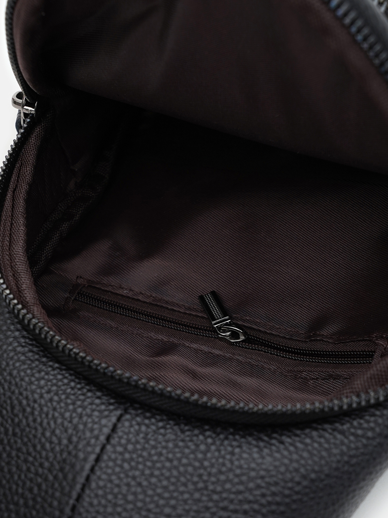 Повседневный рюкзак Borsa Leather модель K1619f-black Фото