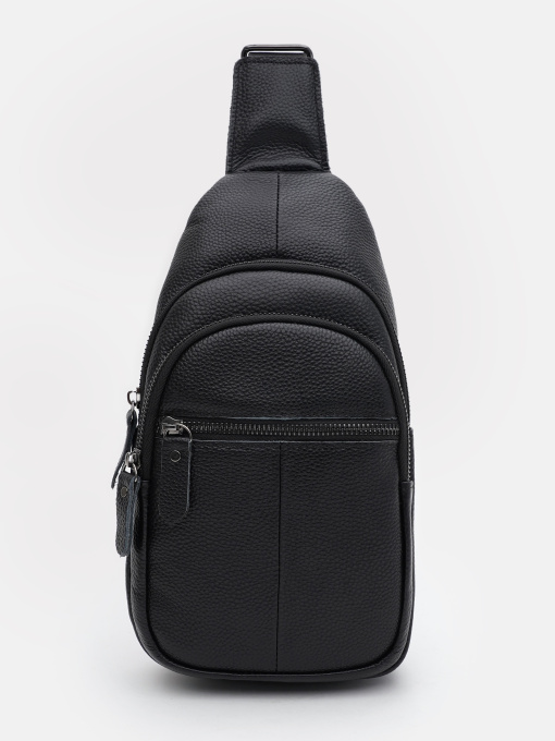 Повседневный рюкзак Borsa Leather модель K1619f-black Фото