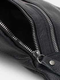 Поясная сумка Borsa Leather модель K1018bl-black Фото