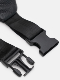 Поясная сумка Borsa Leather модель K1018bl-black Фото