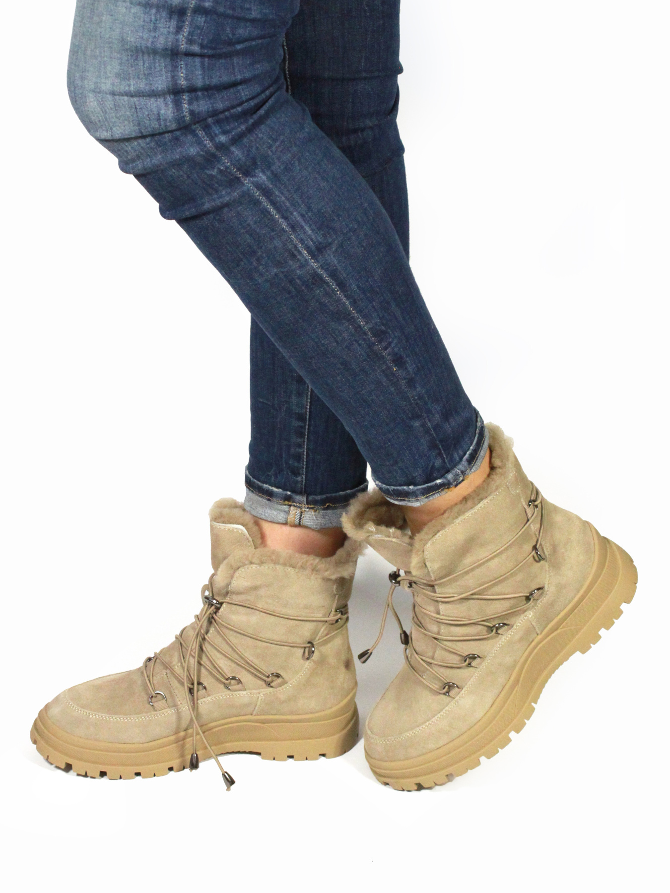 Ботинки It-girl модель 2017beige Фото