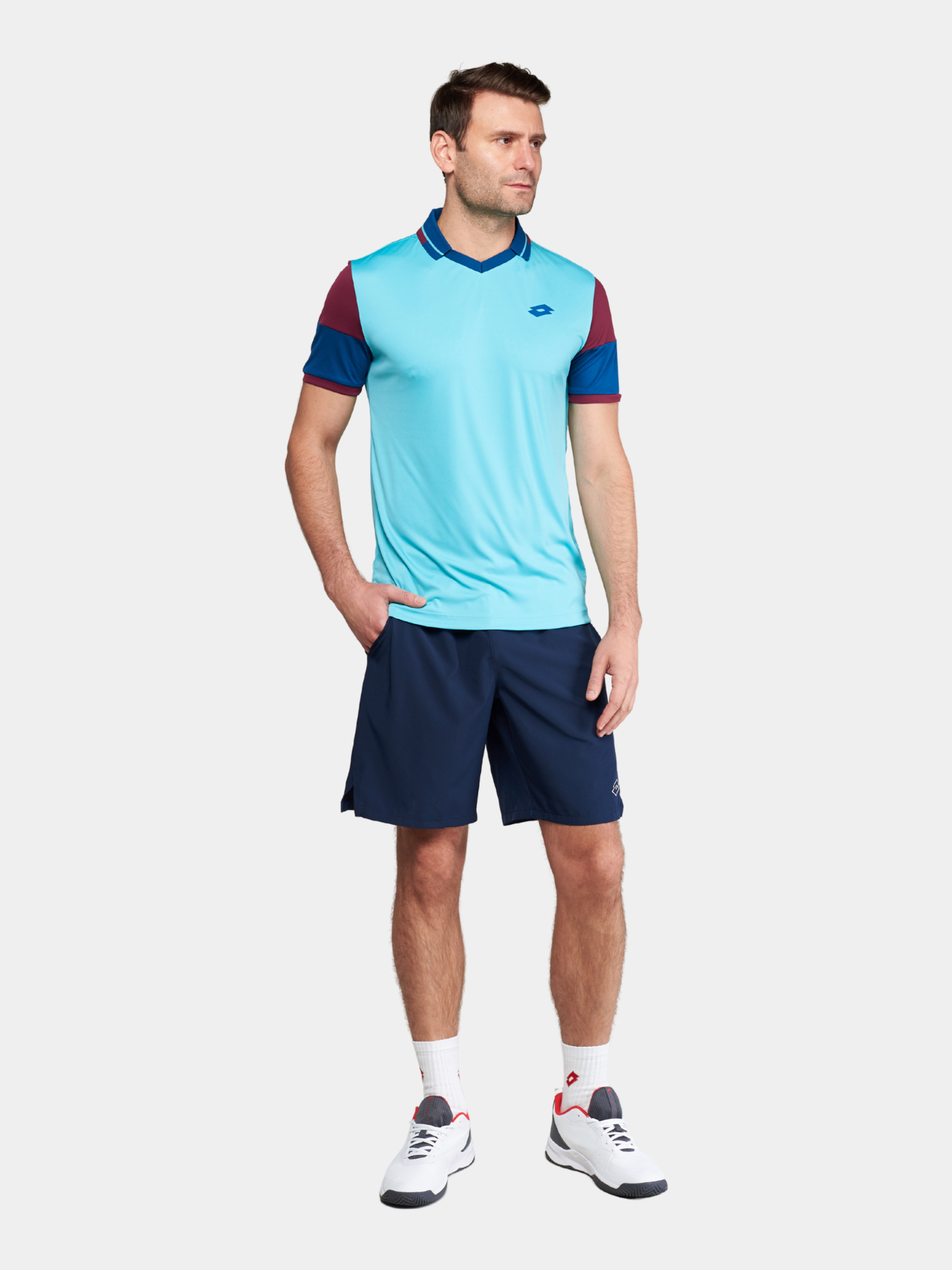 Футболка спортивная Lotto TOP TEN II POLO BCK PL модель 212823_3K8 Фото