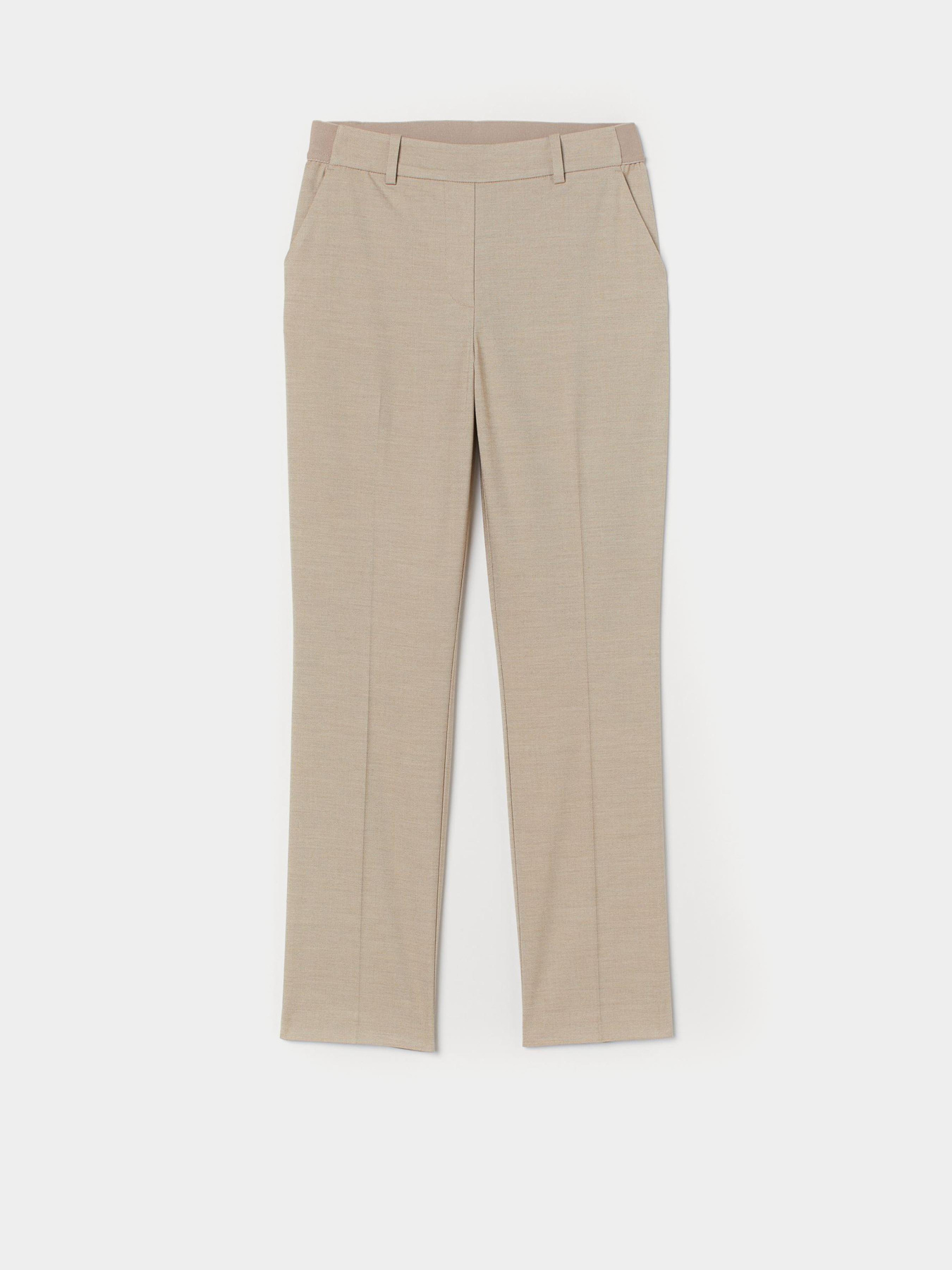 Брюки классические H&M модель 7528141sdm_Светло-бежевый Фото