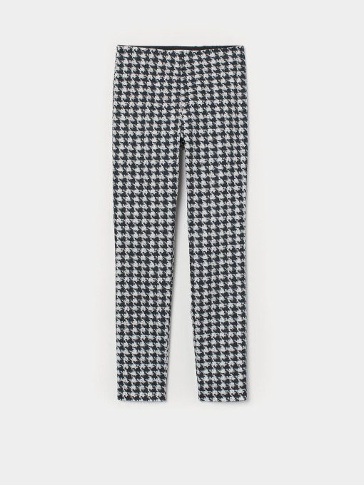 Повседневные штаны H&M модель 7962101sm_Черно-белый Фото