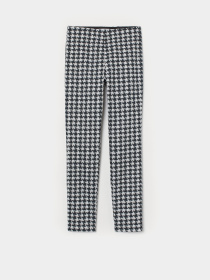 Повседневные штаны H&M модель 7962101sm_Черно-белый Фото