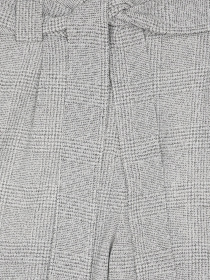 Повседневные штаны H&M модель 1718040sm_светло-серый в клетку Фото