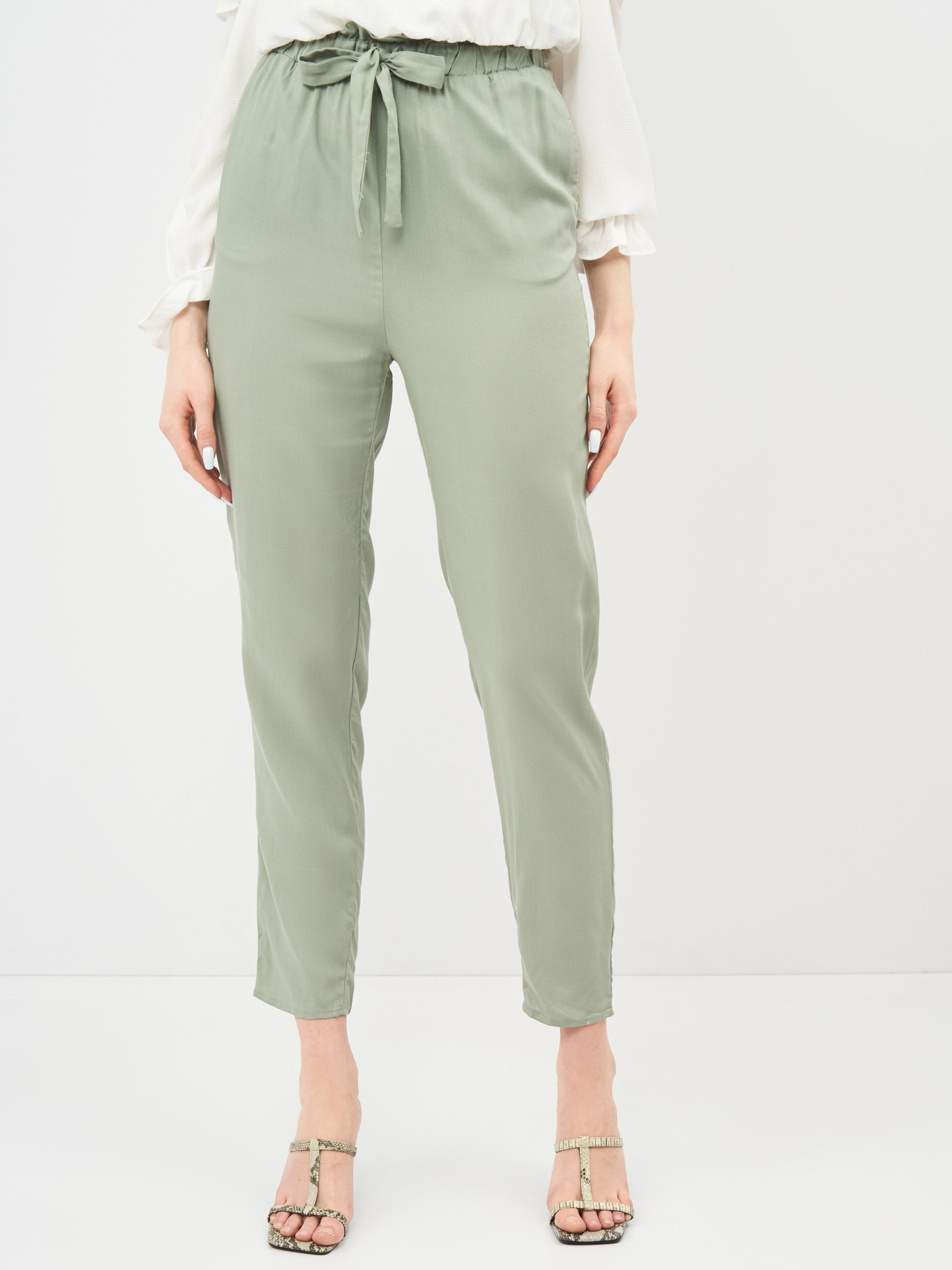 Штани класичні H&M модель 8547801sm_Светло-зеленый Фото