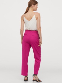 Брюки классические H&M модель 8065271RP7_Фуксия Фото