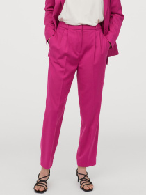 Классические штаны H&M модель 8065271RP7_Фуксия Классические штаны H&M модель 8065271RP7_Фуксия Фото