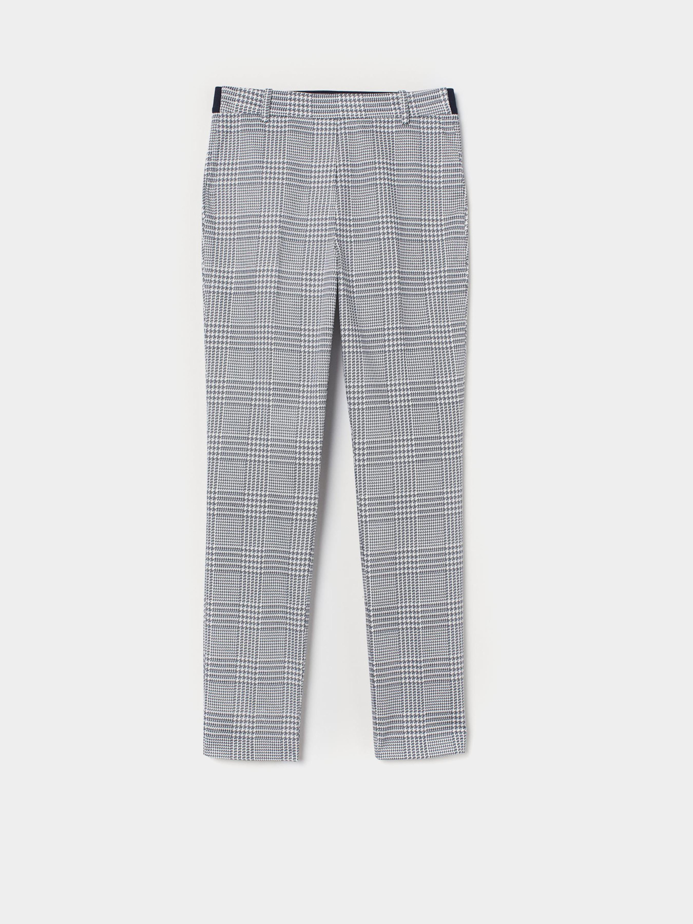 Повседневные штаны H&M модель 7833461dm_белый с узором Фото