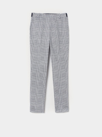 Повседневные штаны H&M модель 7833461dm_белый с узором Фото