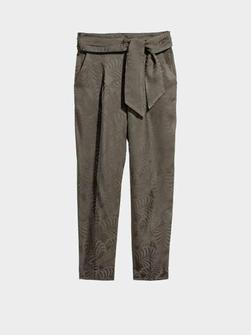 Брюки повседневные H&M модель 4981065log_Хаки Фото