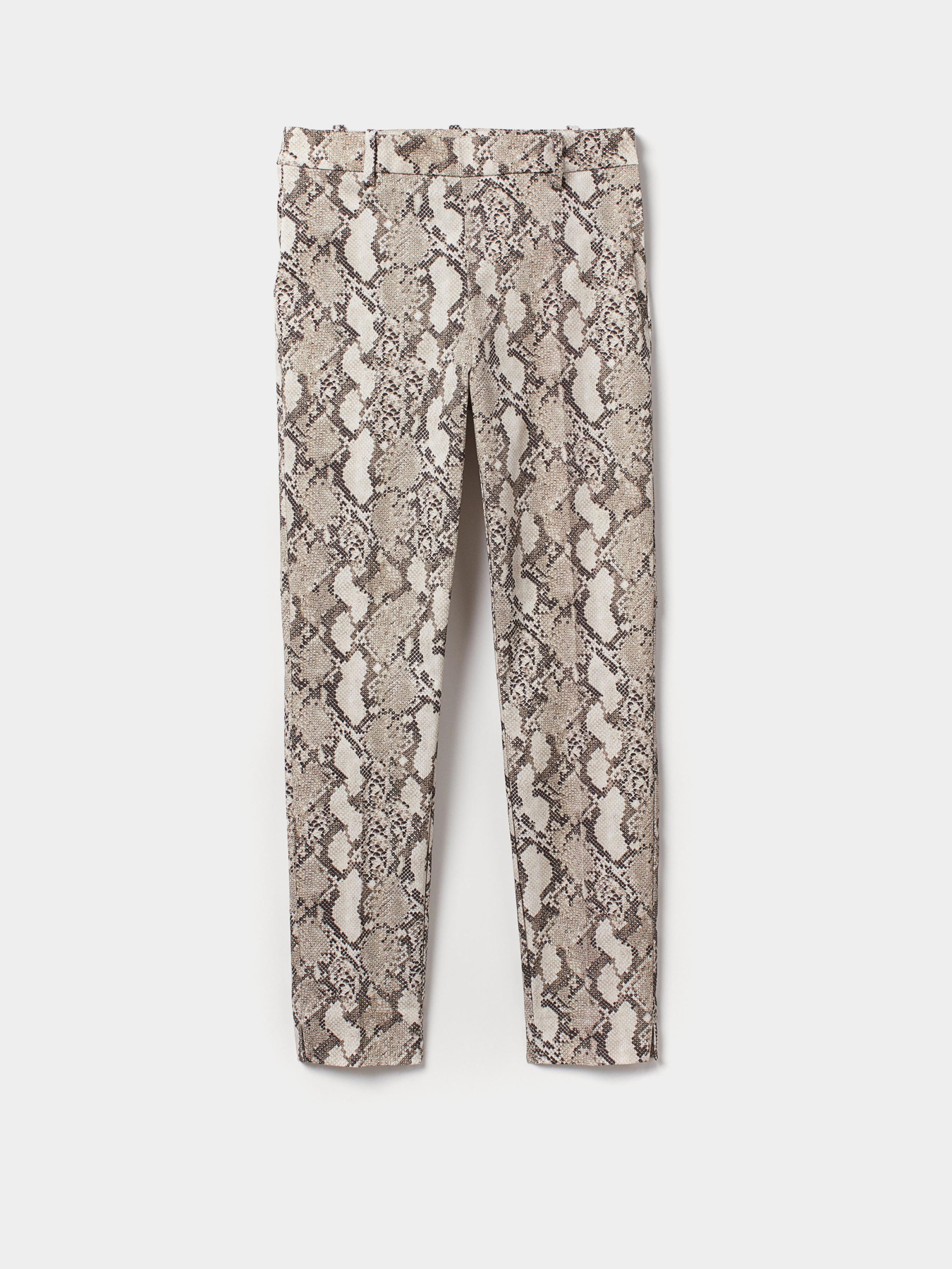 Штани повсякденні H&M модель 5737169RP3_бежевый с узором Фото