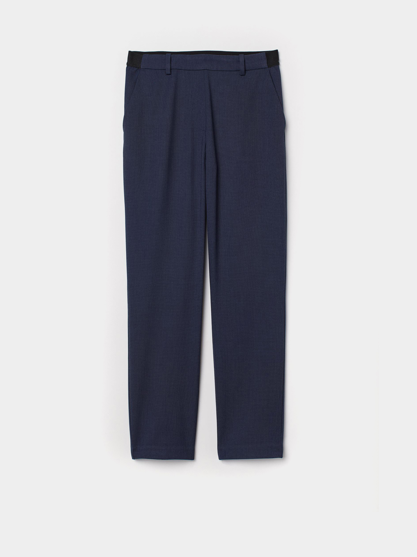 Классические штаны H&M модель 6955459sdm_Темно-синий Фото
