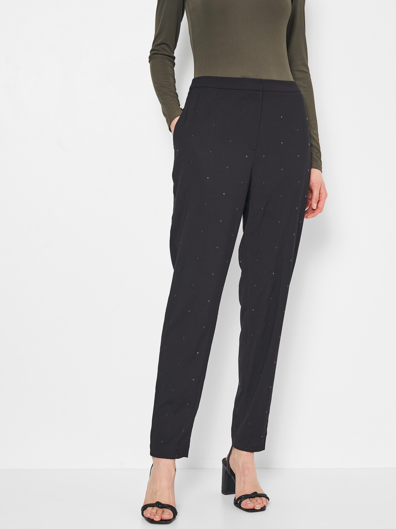 Брюки классические H&M модель 1004223abr_Черный Фото