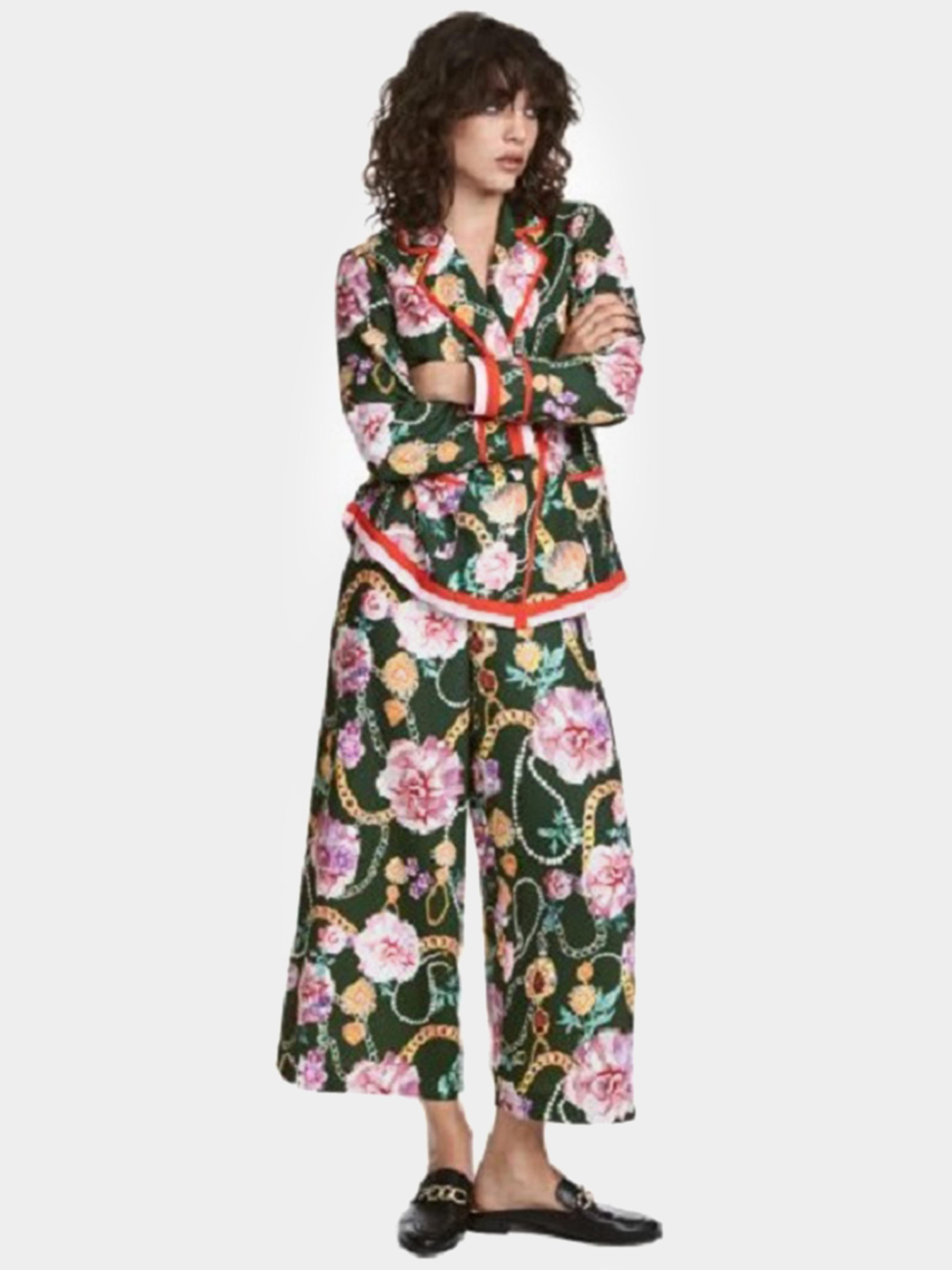 Повсякденні штани H&M модель 5475256abr_Зеленый Фото