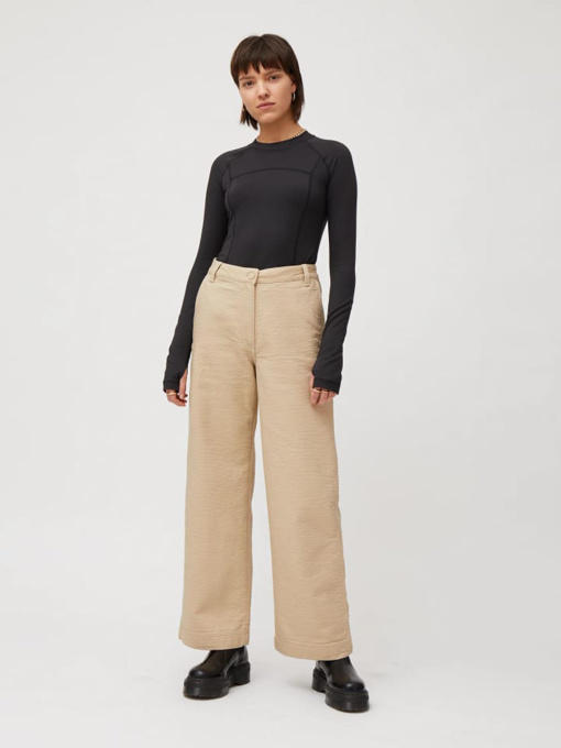 Брюки повседневные Weekday модель 8208041arl_Бежевый Фото
