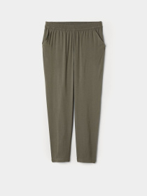 Повседневные штаны H&M модель 1002041arl_Хаки Фото