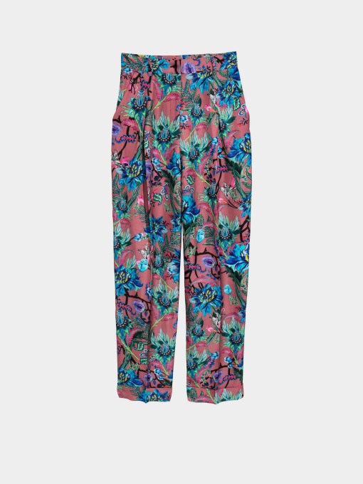 Брюки повседневные H&M модель 5890576log_Темно-розовый Фото