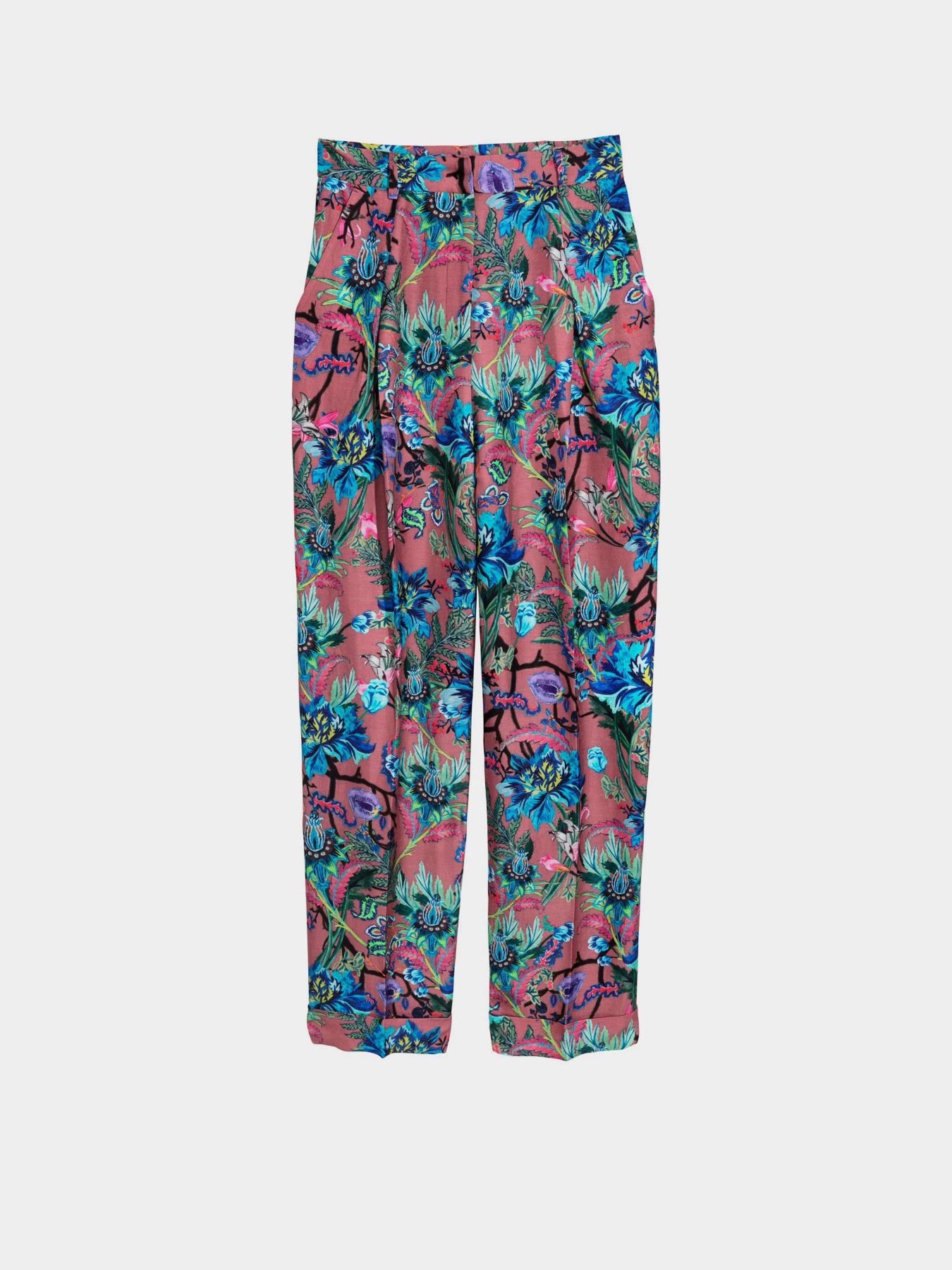 Брюки H&M модель 5890576log_Темно-розовый Фото