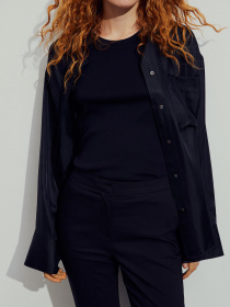 Брюки классические H&M модель 5688089ral_Черный Фото