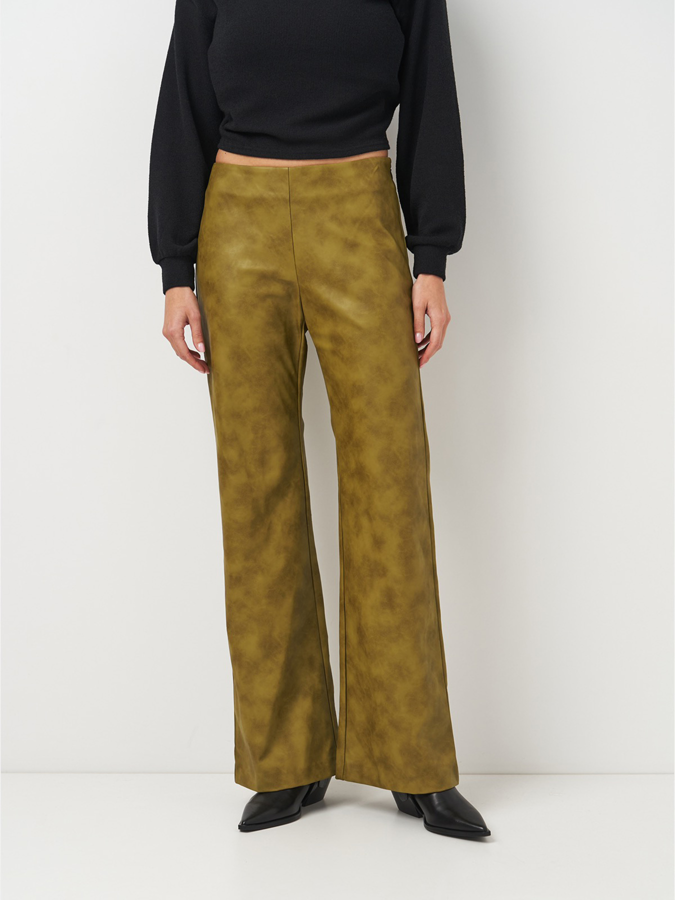 Брюки повседневные H&M модель 3001187wer_Хаки Фото