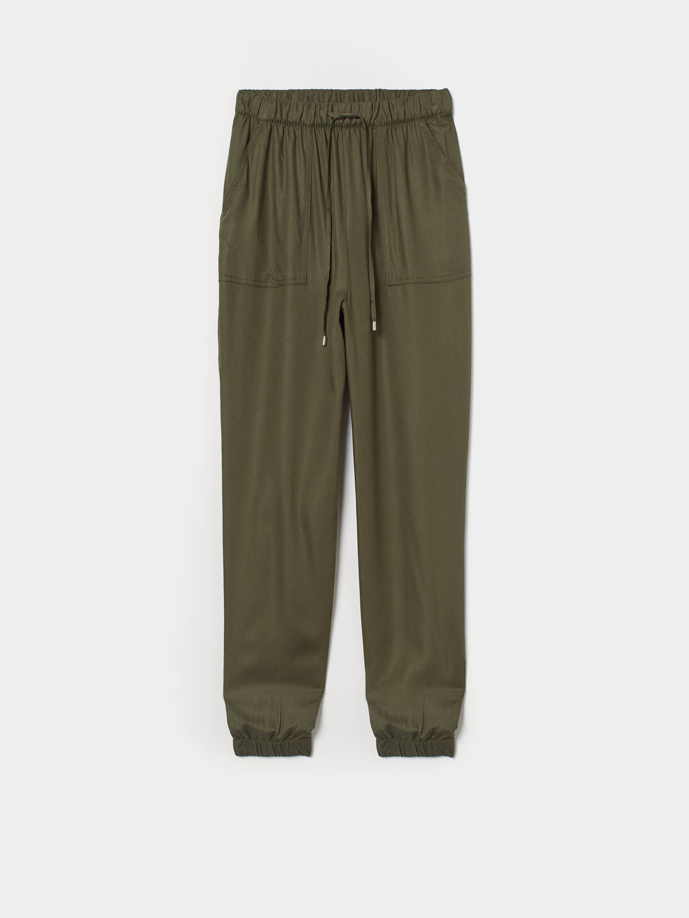 Штани повсякденні H&M Модель 8276871sm_Хаки Фото