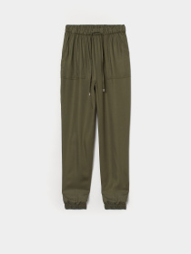 Штани повсякденні H&M модель 8276871sm_Хаки Фото