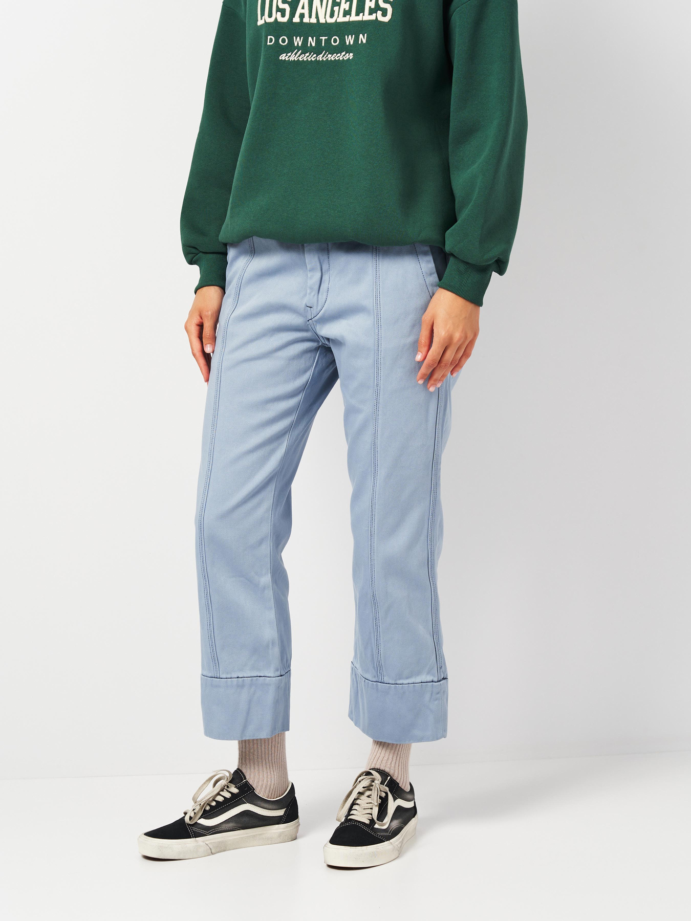 Брюки H&M модель 2001135ral_Серо-голубой Фото