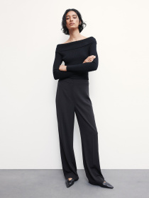 Палаццо H&M модель 908384wer_Черный Фото