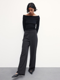 Палаццо H&M модель 908384wer_Черный Фото