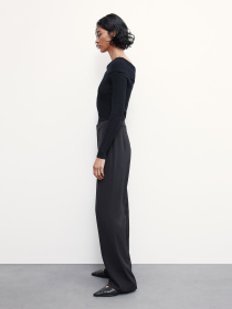 Палаццо H&M модель 908384wer_Черный Фото