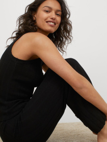 Брюки повседневные H&M модель 9969264ral_Черный Фото