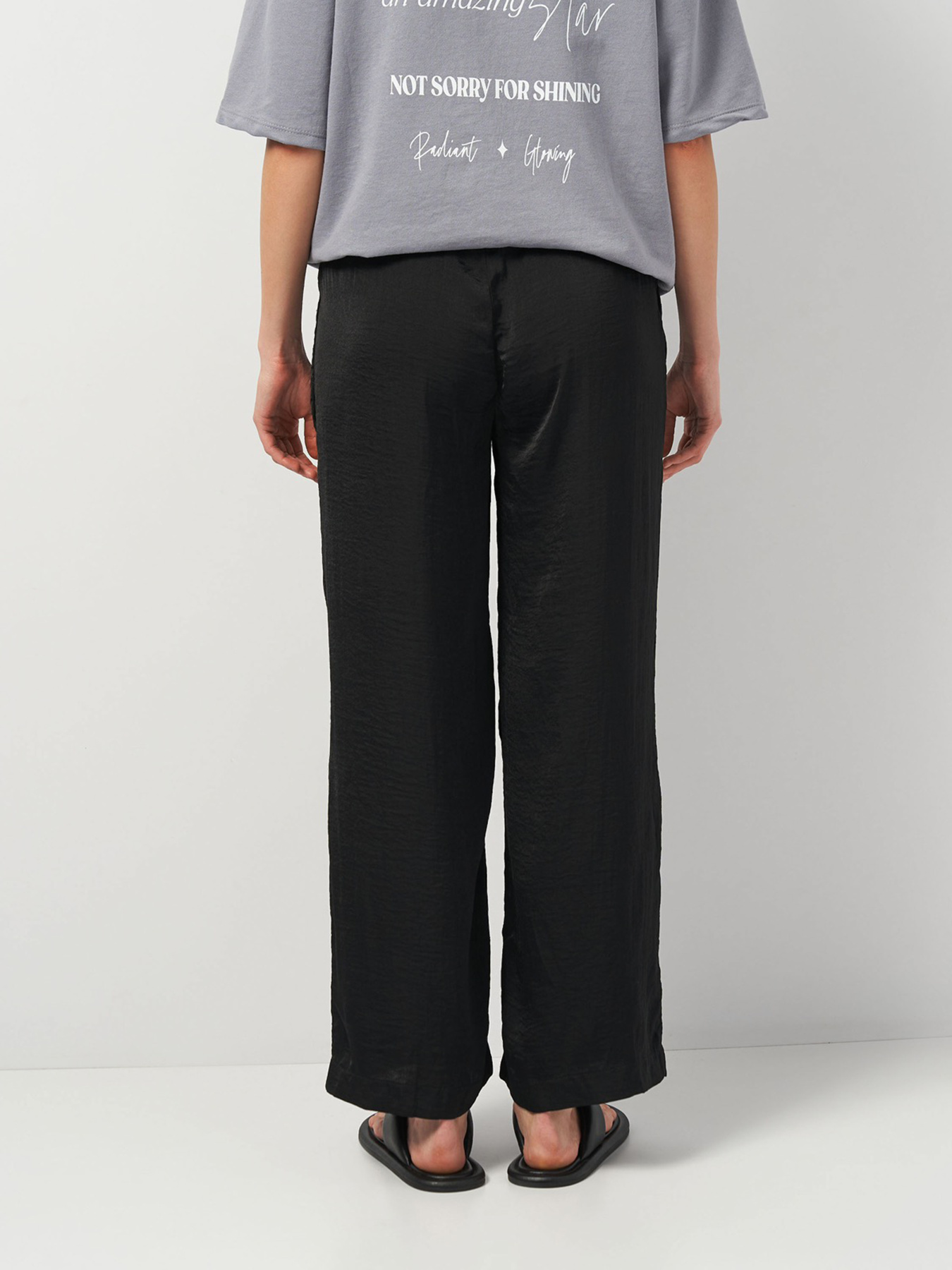 Повседневные штаны H&M модель 3369124wer_Черный Фото