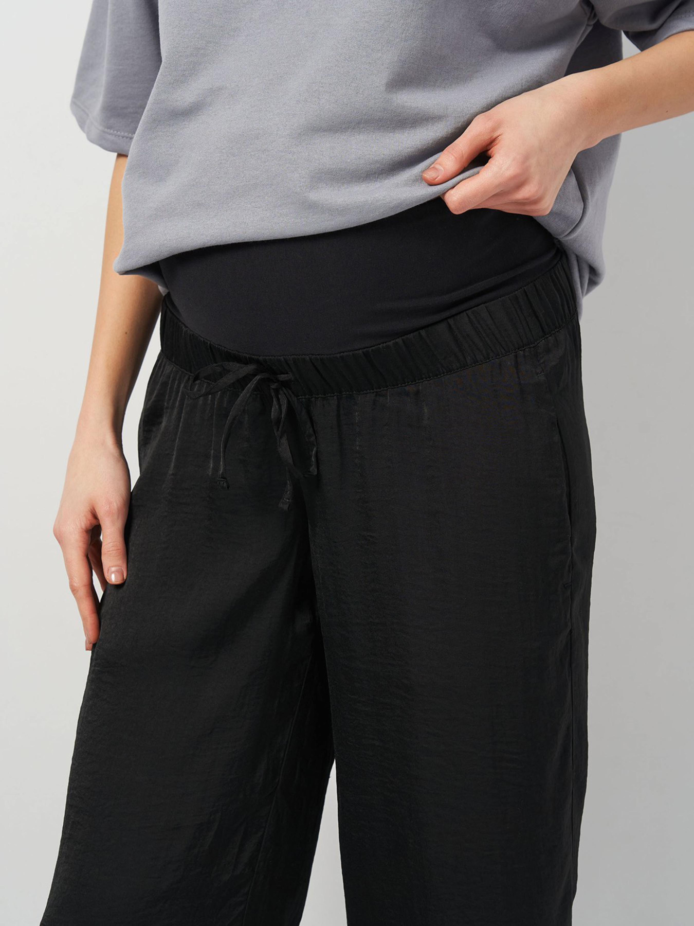 Повседневные штаны H&M модель 3369124wer_Черный Фото