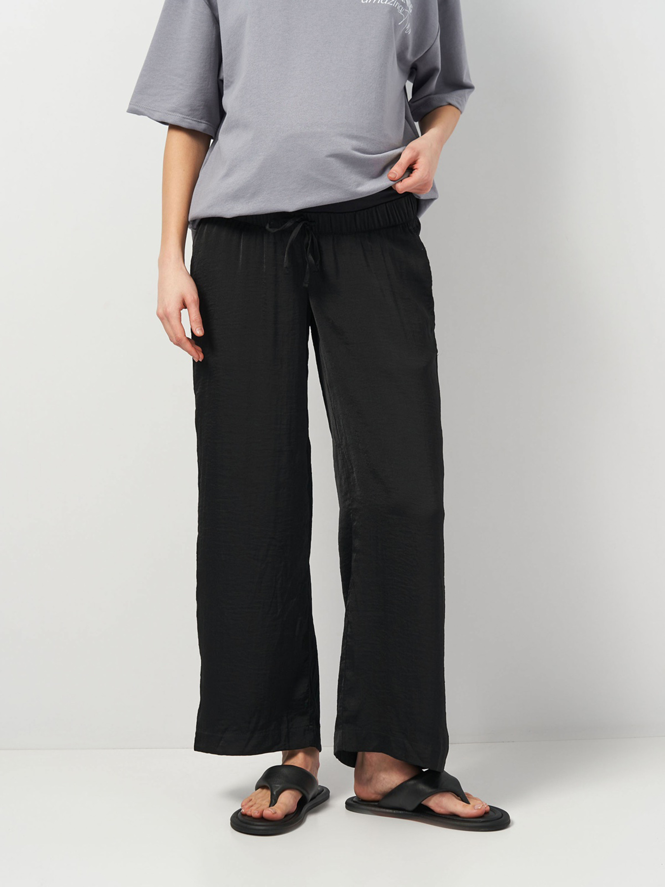 Повседневные штаны H&M модель 3369124wer_Черный Фото