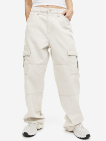 Карго H&M модель 1159410wer_Светло-серый Фото