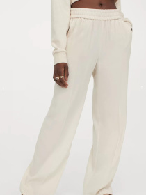 Брюки повседневные H&M модель 9952773wer_Светло-бежевый Фото