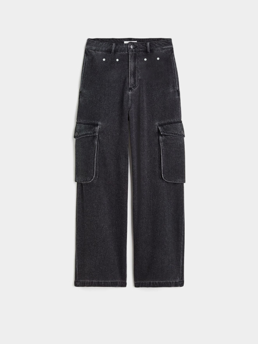 Карго H&M модель 1169133wer_Черный Карго H&M модель 1169133wer_Черный Фото