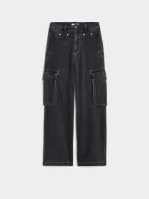 Карго H&M модель 1169133wer_Черный Карго H&M модель 1169133wer_Черный Фото