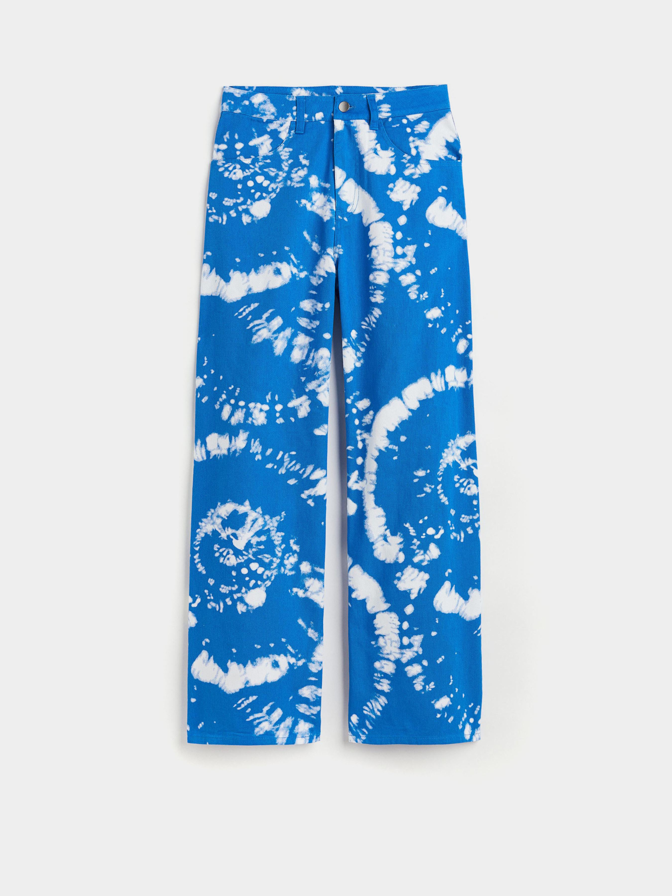 Брюки повседневные H&M модель 1103064arl_Сине-белый Фото