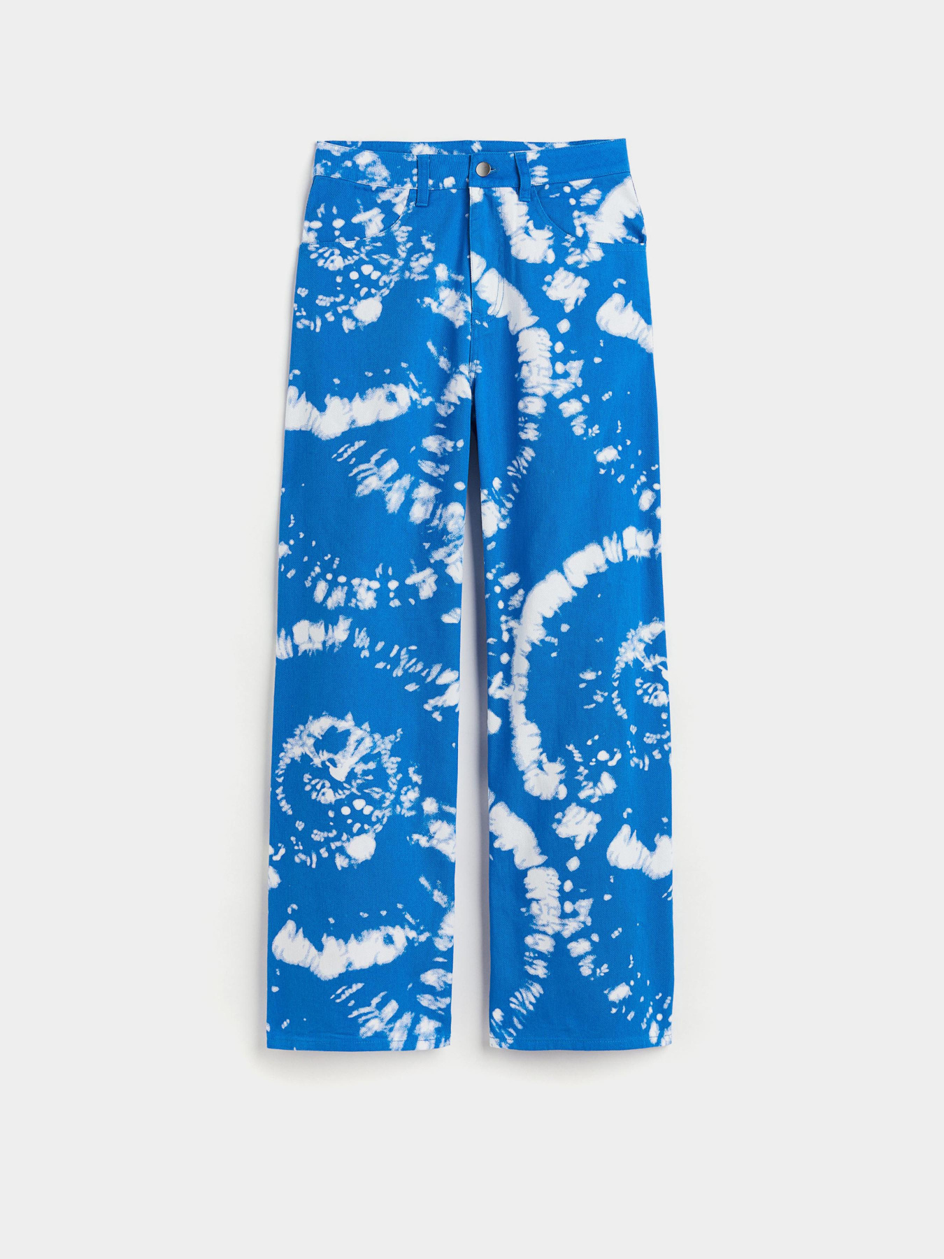 Повседневные штаны H&M модель 1103064arl_Сине-белый Фото