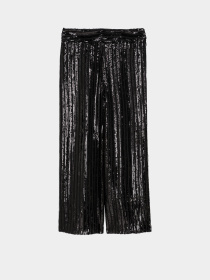 Брюки повседневные H&M модель 5869286dlog_Черный Фото