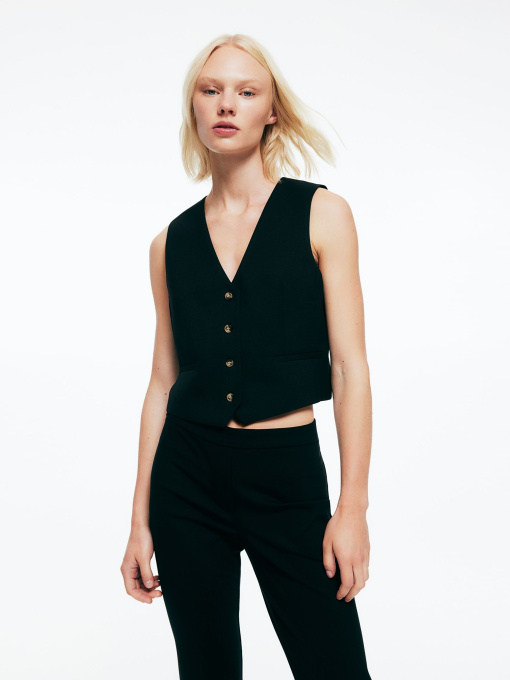 Повседневные штаны H&M модель 9919236wer_Черный Фото