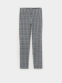 Повседневные штаны H&M модель 7962101wer_Черно-белый Фото