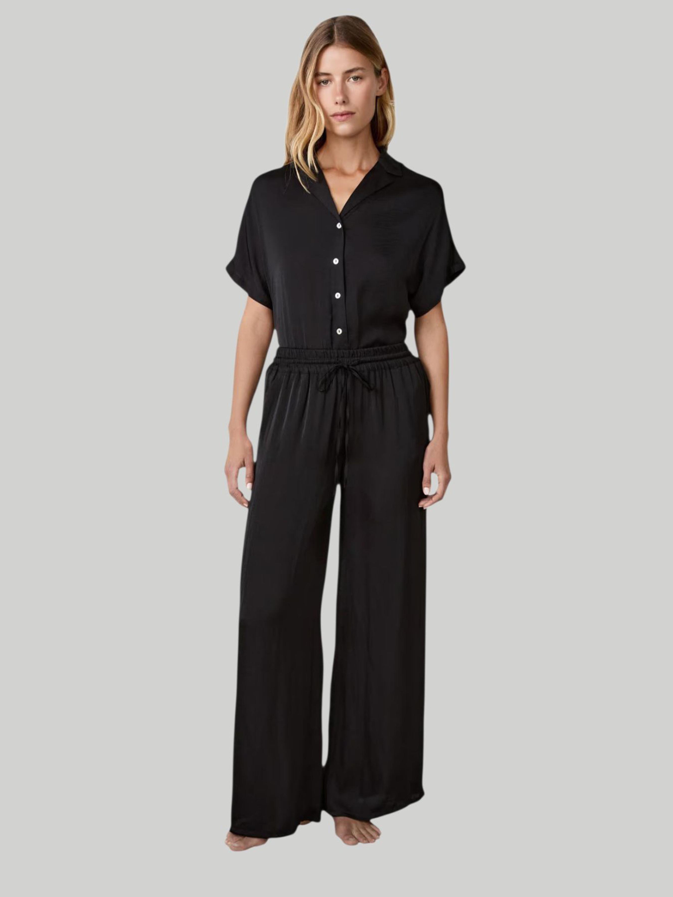 Брюки повседневные H&M модель 9630343wer_Черный Фото